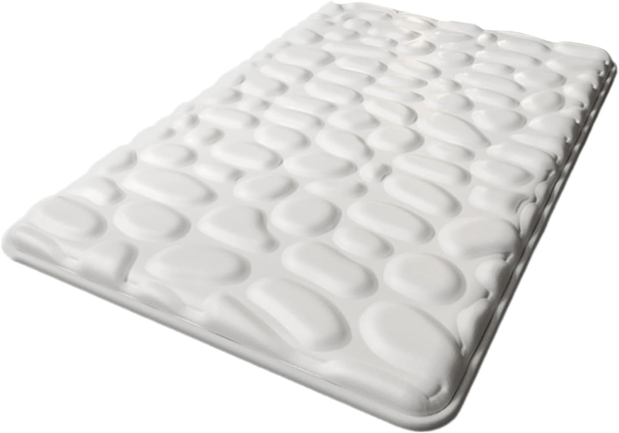Nonslip Absorbent Bathroom Mats with Cooling Touches Fabric for in Homes with Elderly Members Cooling Bathroom Mats