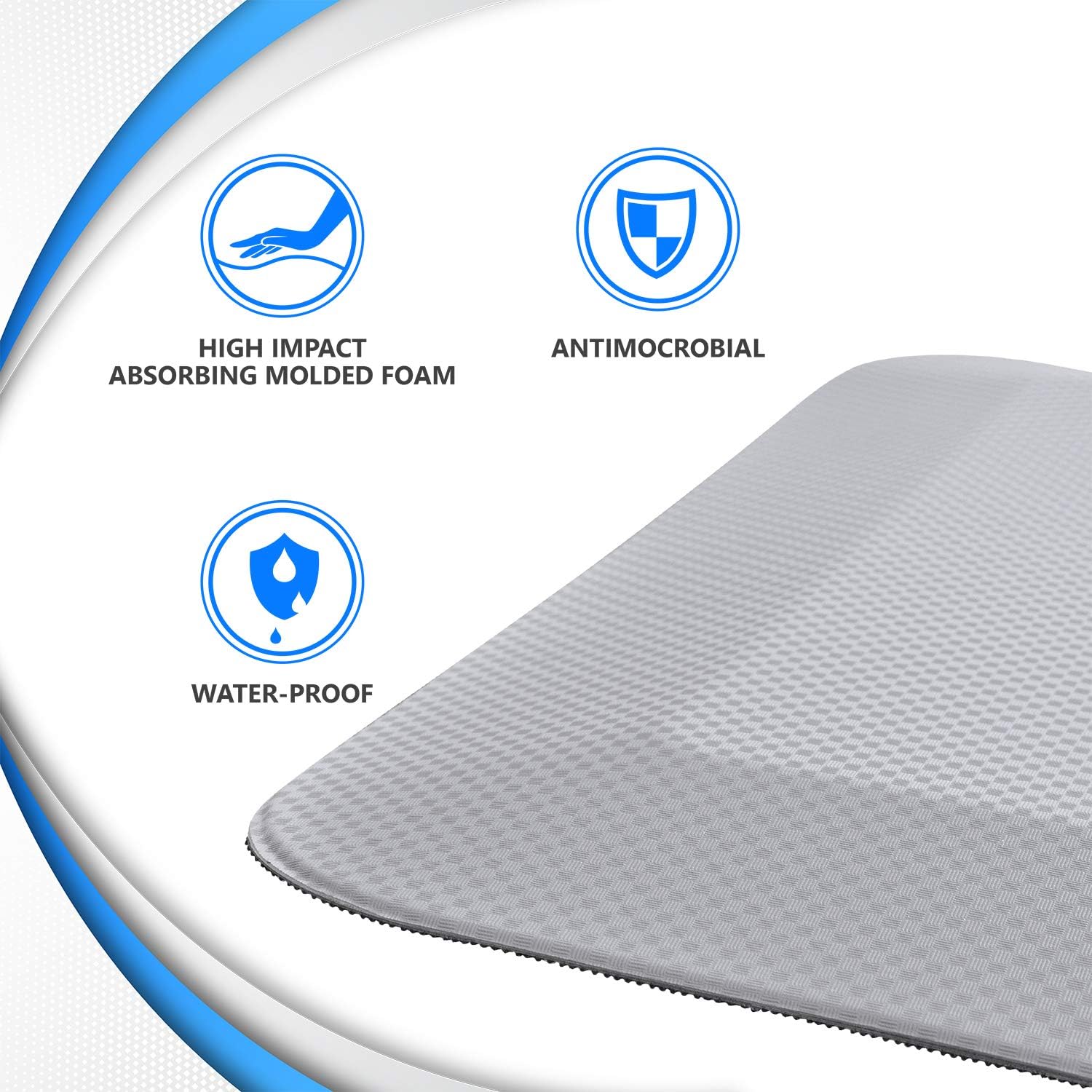Fall Mat Elderly - 70" x 24" - Protection - Safety Mat Reduces Impact - Anti-Slip Mats Elderly - Bedside Floor -  - Bed Floor