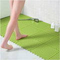 Bathroom Non-Slip Mat Anti-Fall Shower Room Foot Pad Large Hand Washing Bathroom Carpet WC Waterproof Mat, 30x30cm, 1cm Thick  (Color : C, Size : 36PCS)